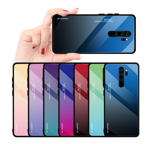 Estuche Funda  Bicolor Para  Xiaomi Redmi  Note 8 Pro
