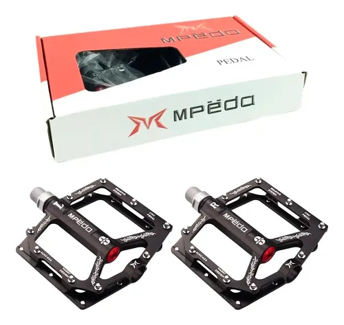 Pedals Rompa Pedal Mtb Mpeda Plataforma Alumínio 3 Rolamento Rosca Grossa ...