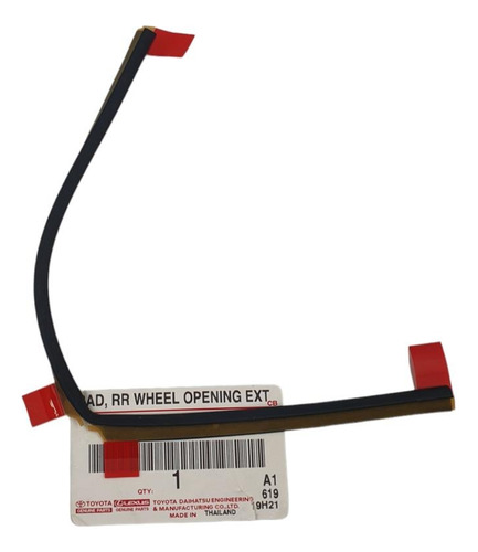 Goma Extencion Buche Guardafanfo Ts Fortuner Negro