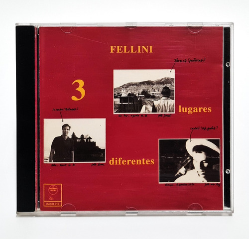 Cd Fellini 3 Lugares Diferentes + 4 Bonus Tracks Tk0m