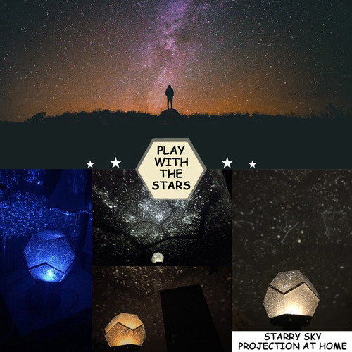 Lámpara Nocturna Celestial Star Cosmos Night Lights Projecti