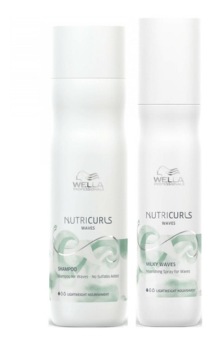 Shampoo Micelar Para Rizos 250ml + Spray Wella Nutricurls
