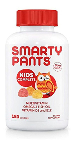 Smartypants Gummy Vitaminas Gomosas Completas Para Niños