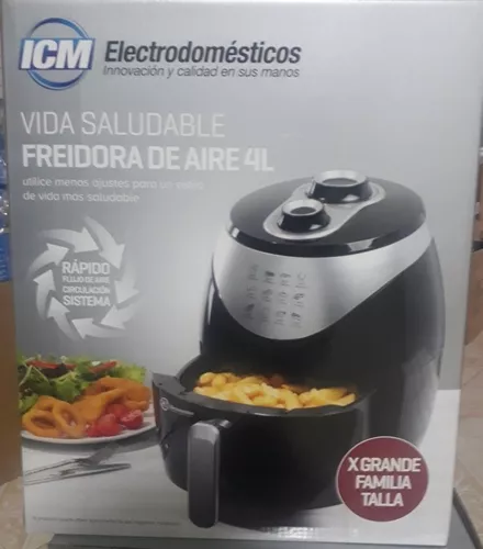 Freidora De Aire Sin Aceite ICM Extra Grande 4 Litros ICM