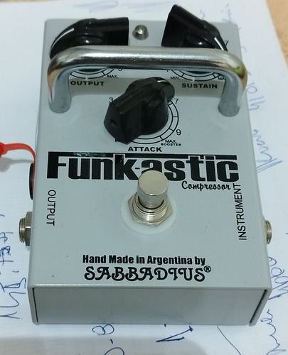 Sabbadius Funkastic Compressor Pedal Compresor Gris (Usado)
