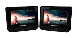 Dvd + Monitor 7 PuLG Para Cabecera De Auto Correa Ajustable