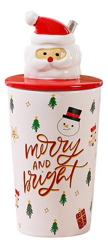Caja De Regalo Para Taza Navideña, Taza Para Café Con Tapa