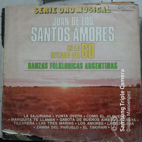 Vinilo Juan De Los Santos Amores En La Decada Del 60 F4