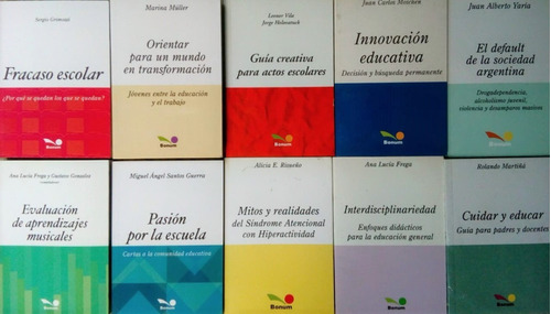  Libros  Educacion Editorial Bonum Oferta Lote
