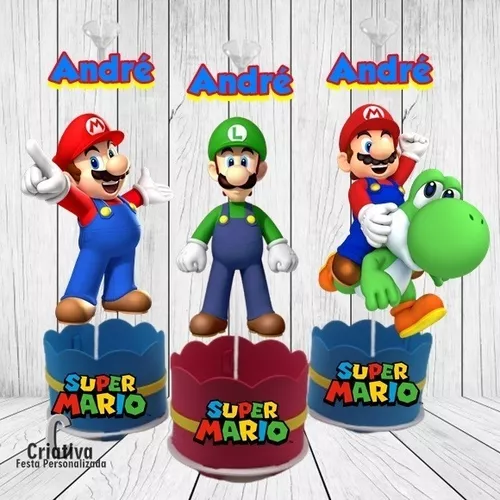 Centro de Mesa Mario Bros