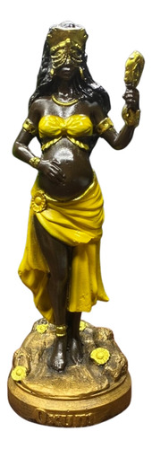 Imagen de madre Oxum - Umbanda Candomblé, color amarillo