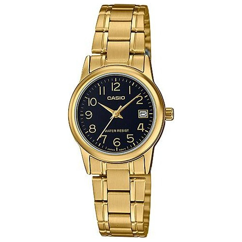 Reloj Casio Mujer Metal Dorado   Ltp-v002g Garantía Oficial 