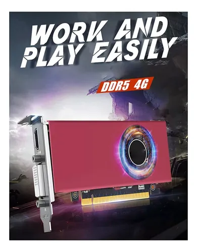 Tarjeta Gráfica Discreta Ddr5 Gt740 De 4 Gb Compatible Con V
