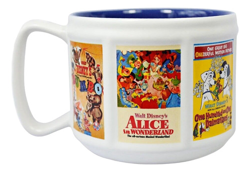 Taza Peliculas Clasicas De Disney Store Alto Relieve 3d