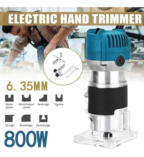 Trimmer Eléctrico Máquina De Tallar Madera Router 30000rpm