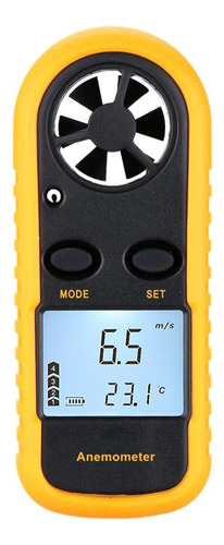 Mini Lcd Anemómetro Digital Velocidad Del Viento Velocidad D