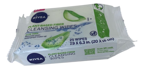 Nivea Toallas Desmaquillantes Plant-based 25 Piezas