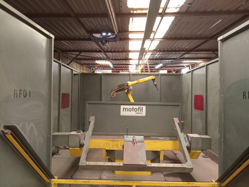 Robot Soldador Con Celda Automatica Para Producción En Serie (Usado)