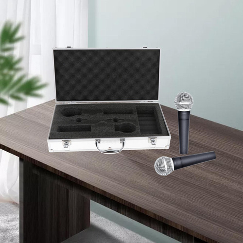 Estuche De Micrófono Caja De Almacenamiento De Micrófono