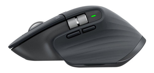 Mouse Bt Logitech Mx Master 3s 7 Botones Recargable Negro