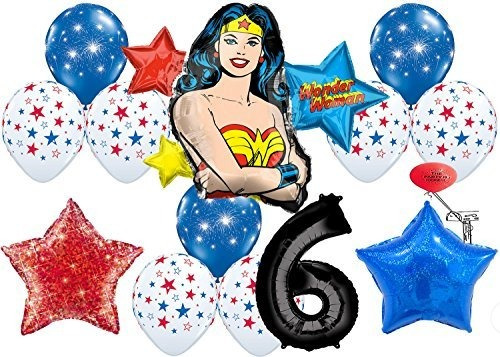 Paquetes De Fiesta - Dc Wonder Woman Ultimate 6th Birthday B