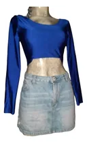 Comprar Sexy Mini Falda Mezclilla American Eagle Rotos Deslavado 6