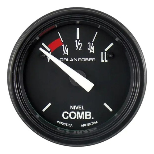 Reloj Nivel Comb. F. Negro (300 Ohm) 12v D52mm