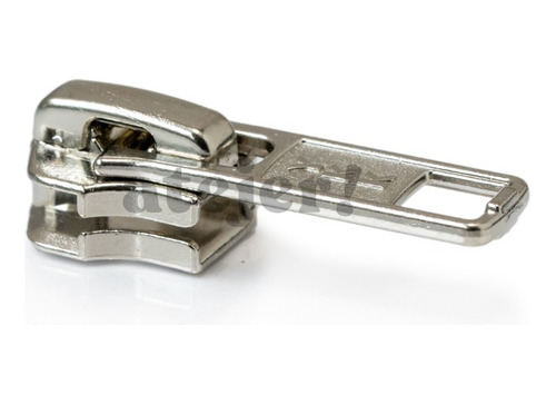 Imagen 6 de 10 de Deslizadores Ykk Para Cadena 5 Aluminio Automatico 12 Unid