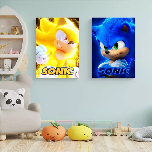 Placa Decorativa - Sonic Mod. 02