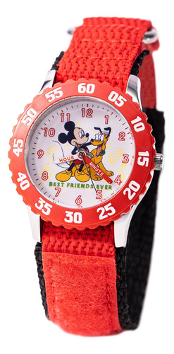 Reloj Disney Para Niños Wds000980 Mickey Mouse De Acero