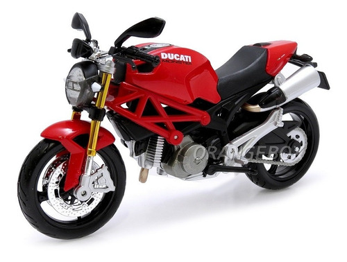 Ducati Monster 696 1:12 Maisto 31189-vermelho