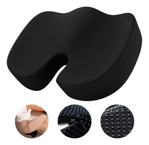 Cojín Asiento Lumbar Ergonomico Coxis Ortopédico Silla