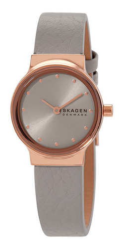 Reloj Skagen Freja Lille Sand Dial Mujer Skw3005 Color de la correa Arena Color del bisel Oro rose Color del fondo Arena