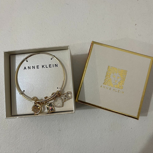 Pulsera Anne Klein Gold-tone Mixed Amor