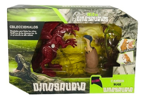 Dinosaurios Ch Set Con Huevo Uno A Cuerda Ar1 7094 Ellobo