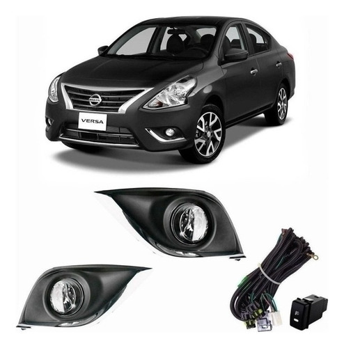 Kit Neblineros Nissan Versa 2014 En Adelante