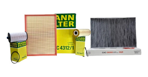 Kit De Filtros Vw Crafter 2.5 Aire Aceite Combustible Cabina