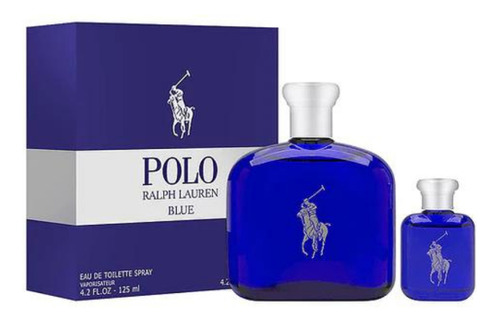 Polo Blue Estu Edt 125ml+mini Edt 15ml Silk Perfumes Ofertas