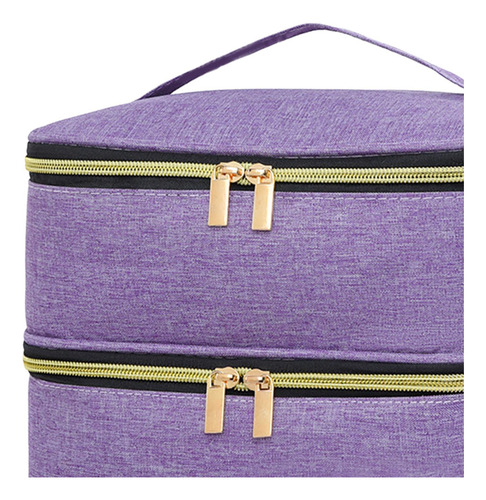 Bolsa De Almacenamiento De Esmalte De Uñas De 30 Rejillas,