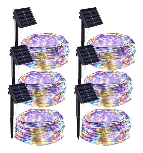 6x30m Serie Solar Luces Navidad Fiesta Tira (180m)