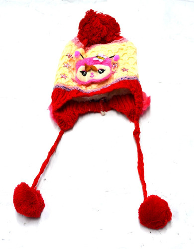 Gorro Para Niña  Rm Rojo Le Sak