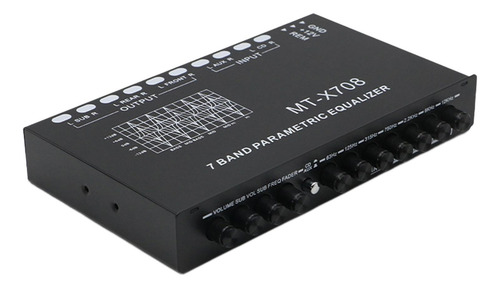 Ecualizador De Audio Para Coche Paramétrico De 7 Bandas