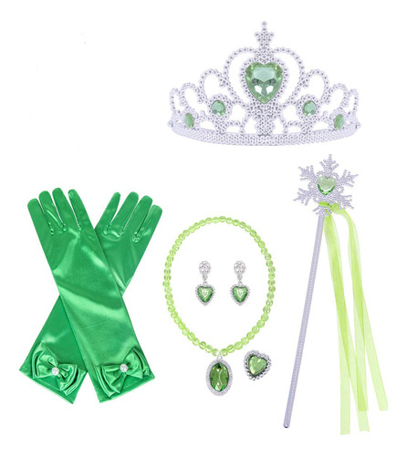 Henzworld Princesa Vestir Accesorios De Joyeria Guantes Ver