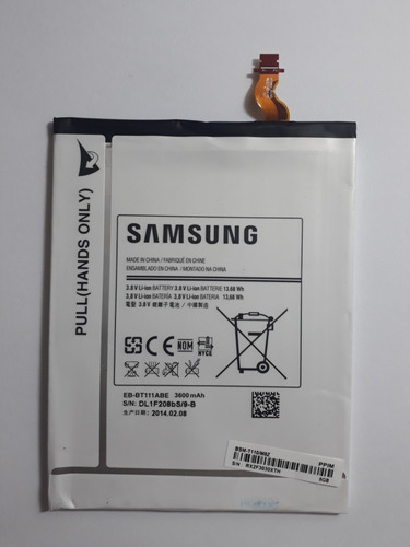 Bateria Tablet Samsung Sm-t110 Usada Com Garantia