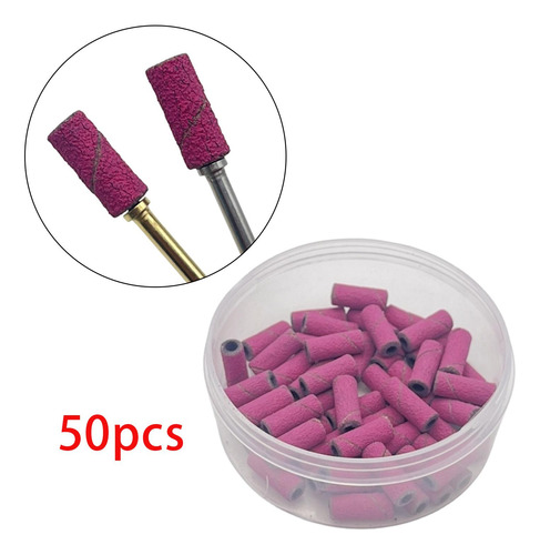 50 Piezas Mini Bandas De Lijado De Uñas Para Taladros De