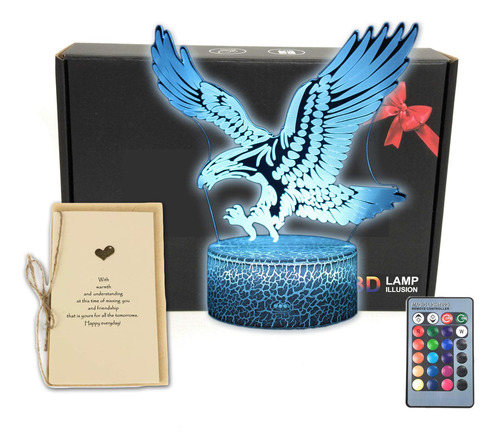 Tripro Eagle Bird - Lampara De Mesa De Luz Nocturna Con Ilus