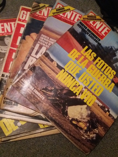 Colección Revistas1982 Gente Y La Semana.  Guerra De Malvina