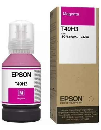 Botella De Tinta Epson T49h 140ml Para T 3170x Magenta Orig