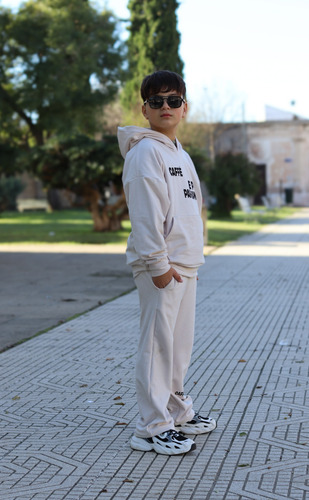 Conjunto Buzo Pantalón En Darlon Para Niños Y Niñas Caffe