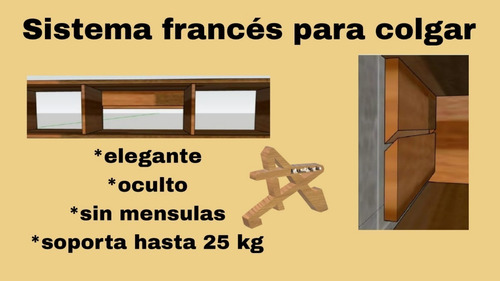 Mueble Para Tv Flotante - Sencillo